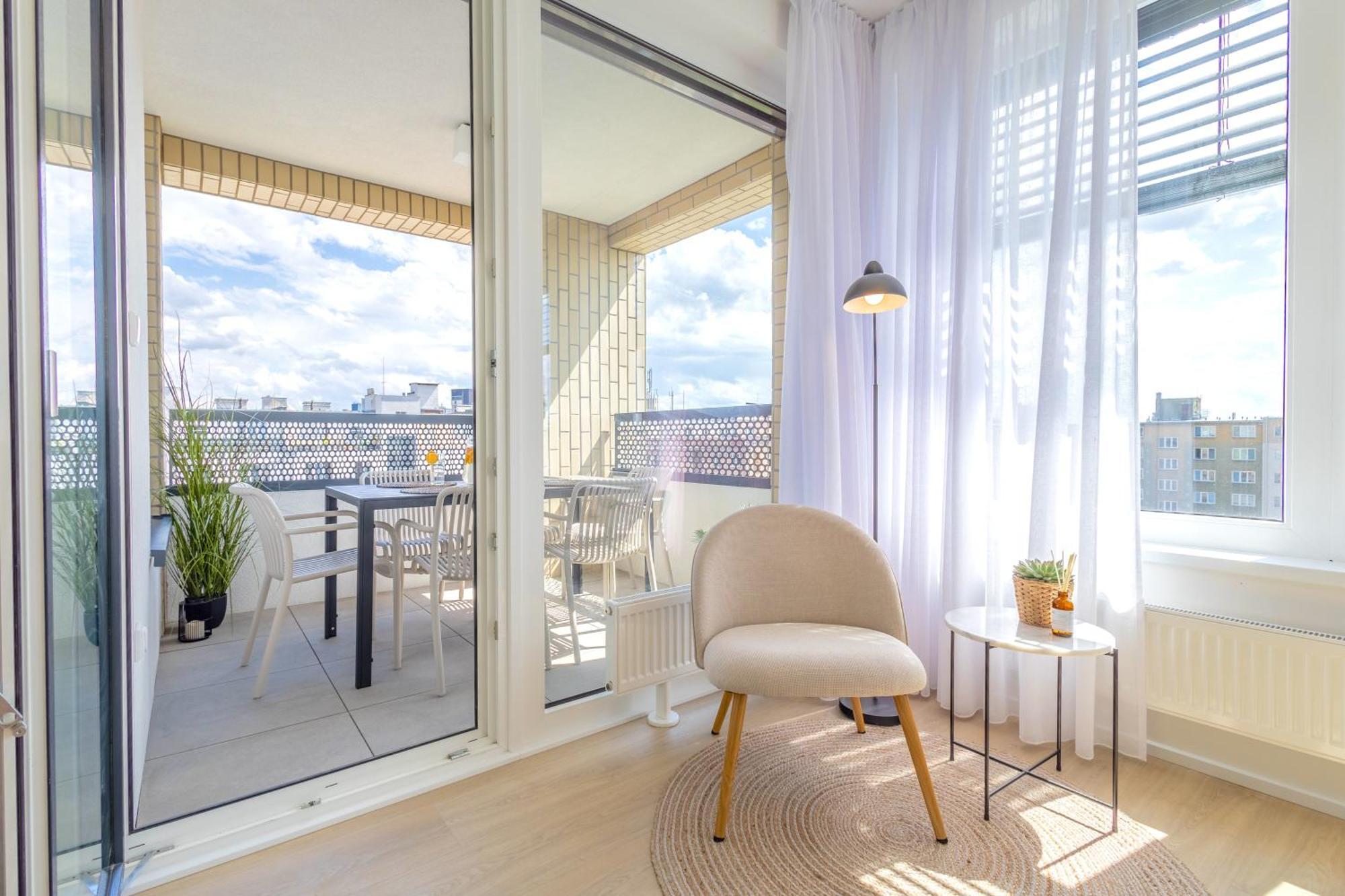 Апартаменты Bright 2Br - 5Th Floor, Balcony, Free Parking By Gravity Прага Экстерьер фото